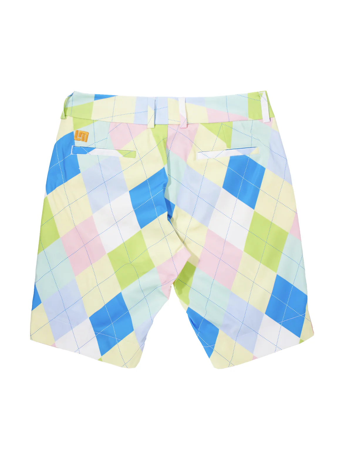 Womens Bermuda Short - Pastel Argyle - Image 3
