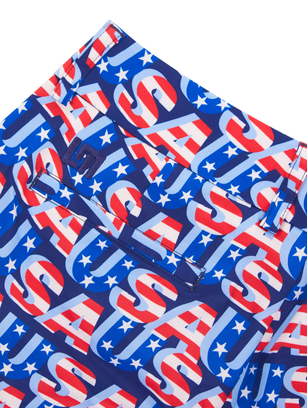 Womens Bermuda Short - USA Wave - Image 2