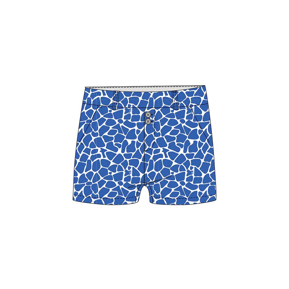 Blue Giraffe Women's Mini Short - MTO