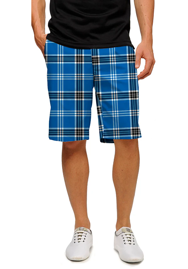 Fairway Blue Plaid Men's Heritage Short- MTO