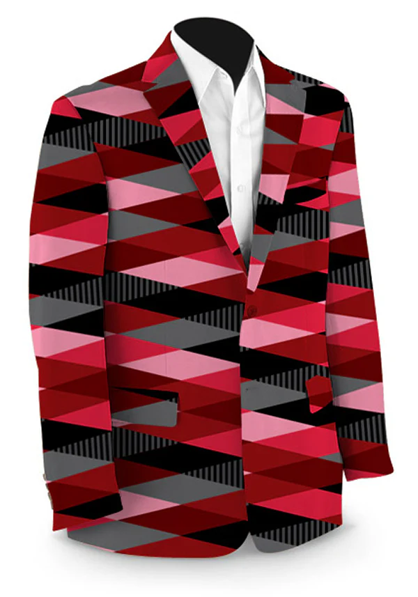 Fairway Fore Shades of Red Men's Sportcoat - MTO
