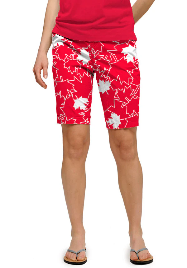 Oh Canada Women's Bermuda Short- MTO