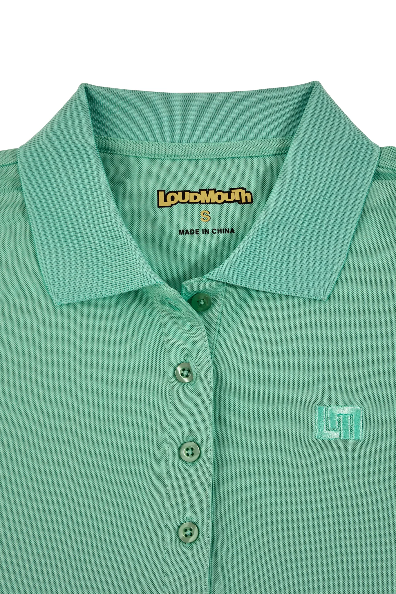 Womens Heritage Polo - Aqua - Image 2